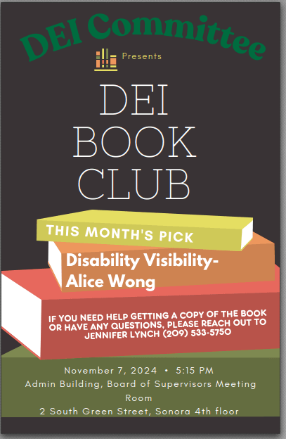 DEIB Book Club flyer
